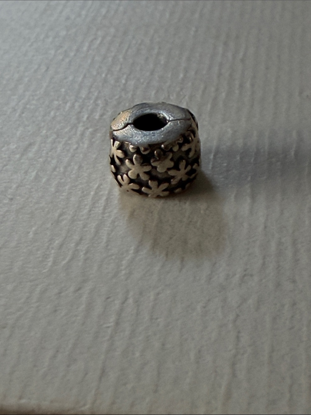 Pandora Retired Flowers clip Sterling Silver Floral #790533